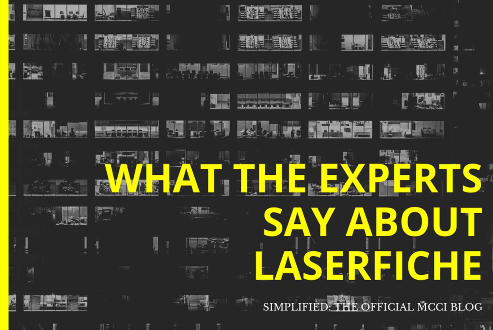2018 state of market industry reports blog graphic - what the experts say about Laserfiche