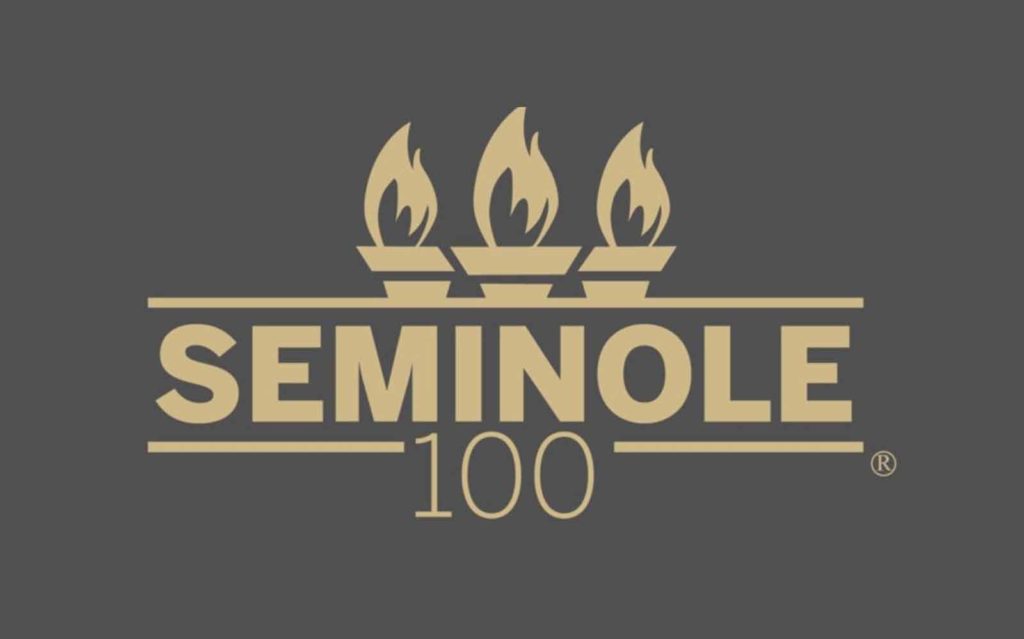 celebrate seminole 100 logo