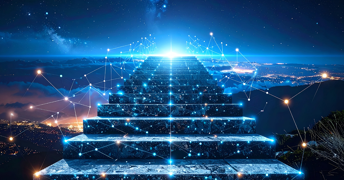 an image of the digital transformation scale that explains each step in the process