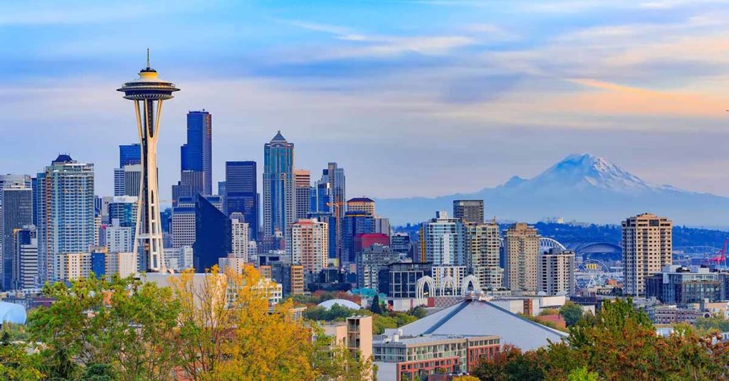image of downtown Seattle, WA