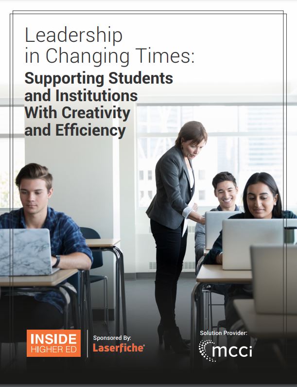 Leadership in Changing Times White Paper front cover