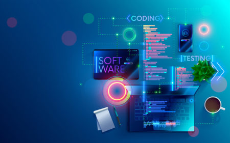 computer code graphic