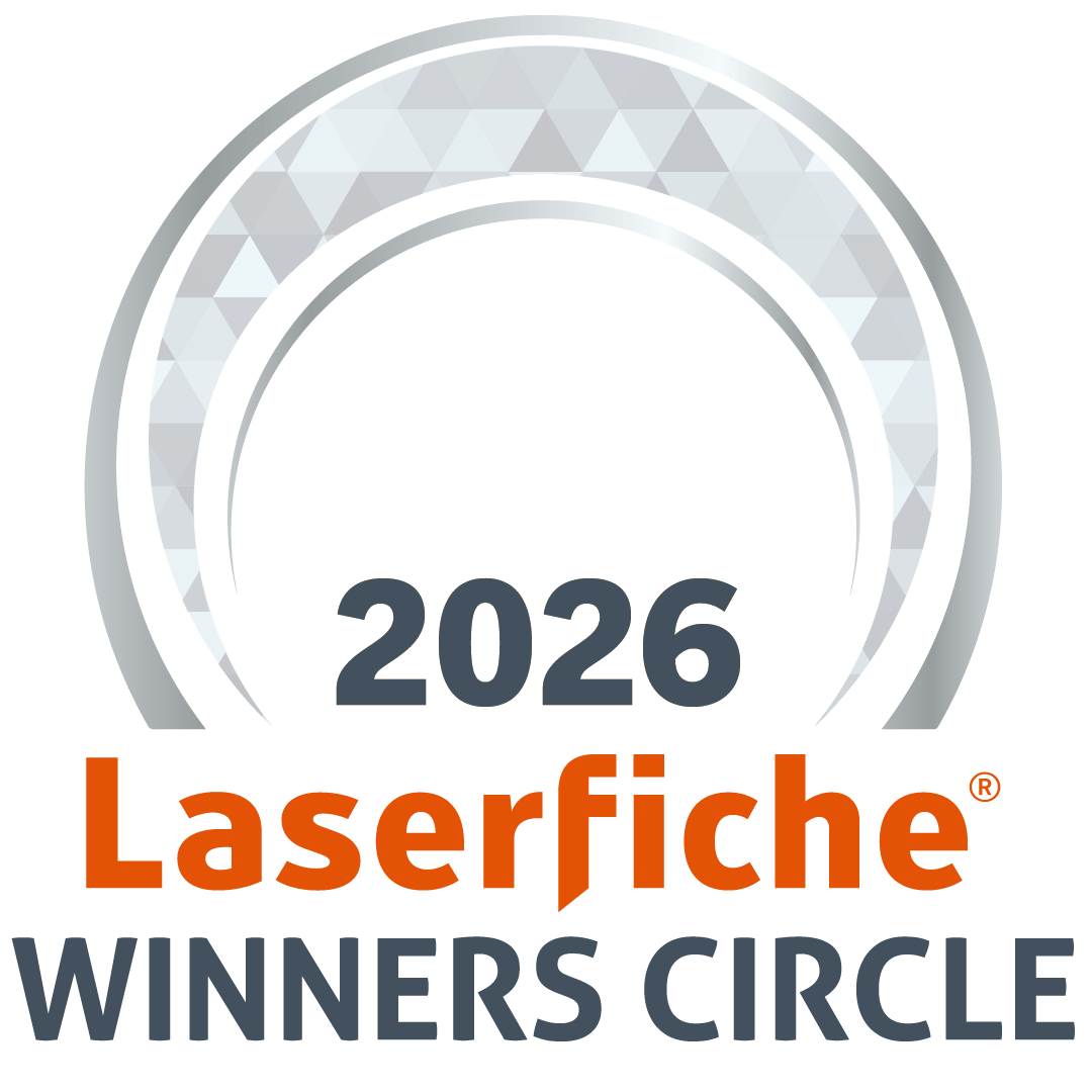 2026 Laserfiche Winners Circle Diamond stacked logo