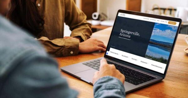 springerville website homepage snapshot