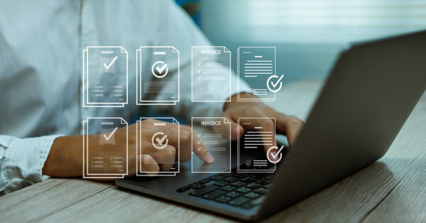 invoice automation on a computer