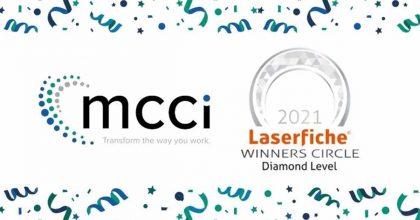 mcci logo and diamond level Laserfiche logo for Laserfiche empower