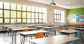 empty school classroom